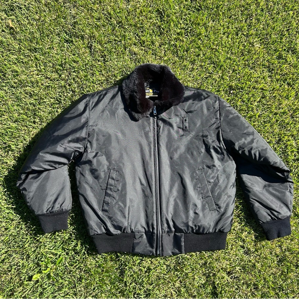 Law Pro Police Black Bomber Jacket